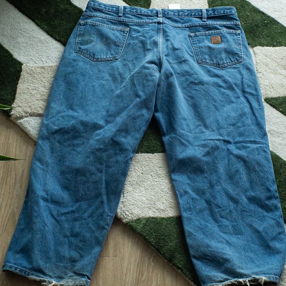 Carhartt straight fit work pants 42x30 blue